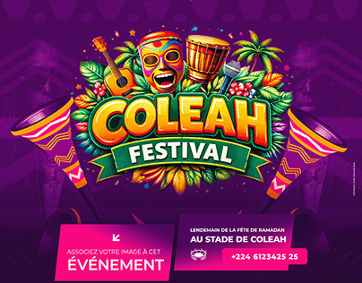 Affiche Festival Coleah Lil Saako