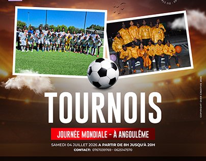 Affiche Tournois Foot